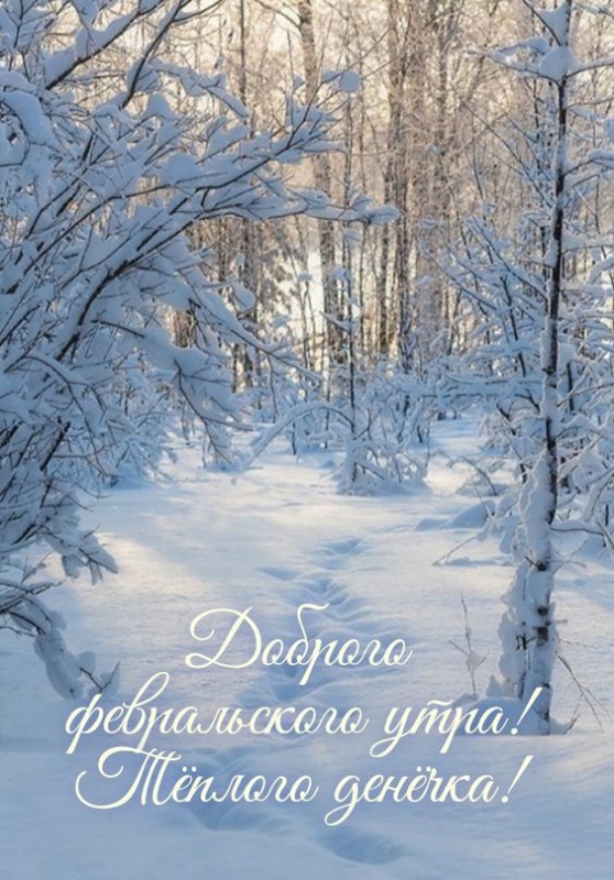 Доброе утро февраля картинки доброго утра 1