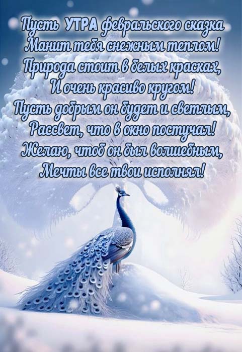 Хорошего утра февраля