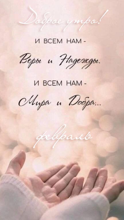 Доброе утро февраля картинки красивые с пожеланиями бесплатно