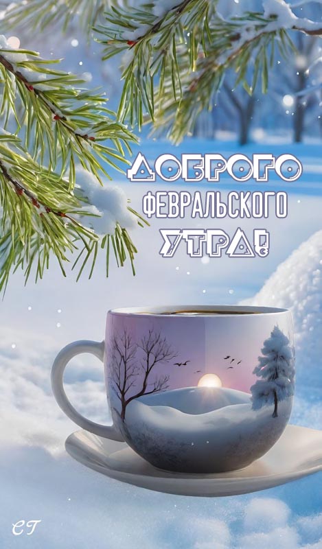 Доброго утра февраля картинки красивые