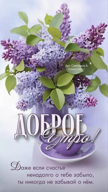 Доброе весеннее утро