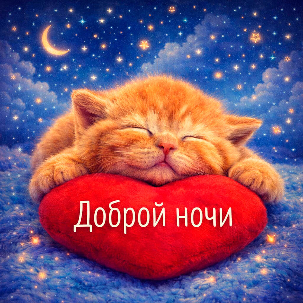 Красивые картинки Спокойной ночи 105 открыток
